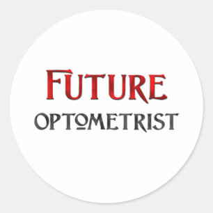 Future Optometrist Classic Round Sticker