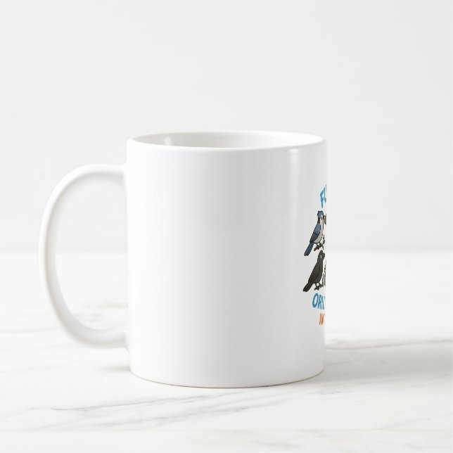 Future Ornithologist in Training - Cute Birdwatchi Coffee Mug (Left)