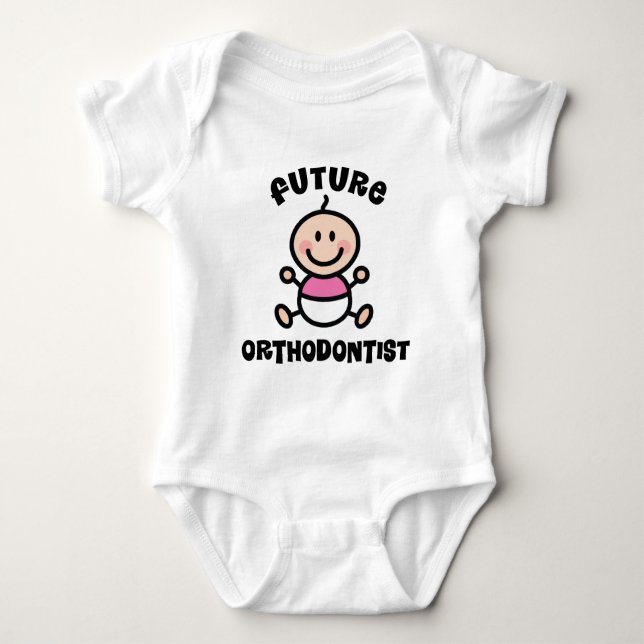 Future Orthodontist Baby Gift Baby Bodysuit (Front)