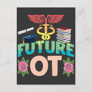 Future OT Ergotherapy Love Occupational Therapist Postcard