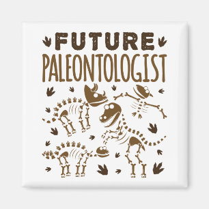 Future Paleontologist Paleontology Dinosaur Bones Magnet