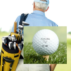 Future Papa Fist Pump Pregnancy Announcement Golf Balls