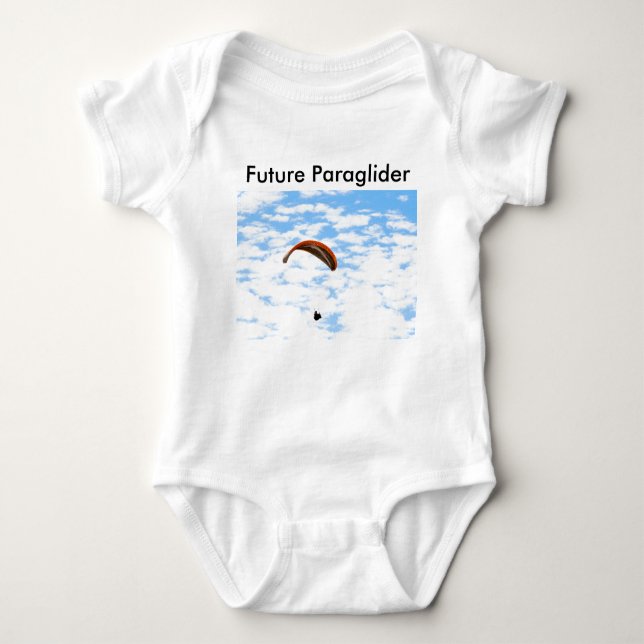 Future Paraglider Baby Bodysuit (Front)