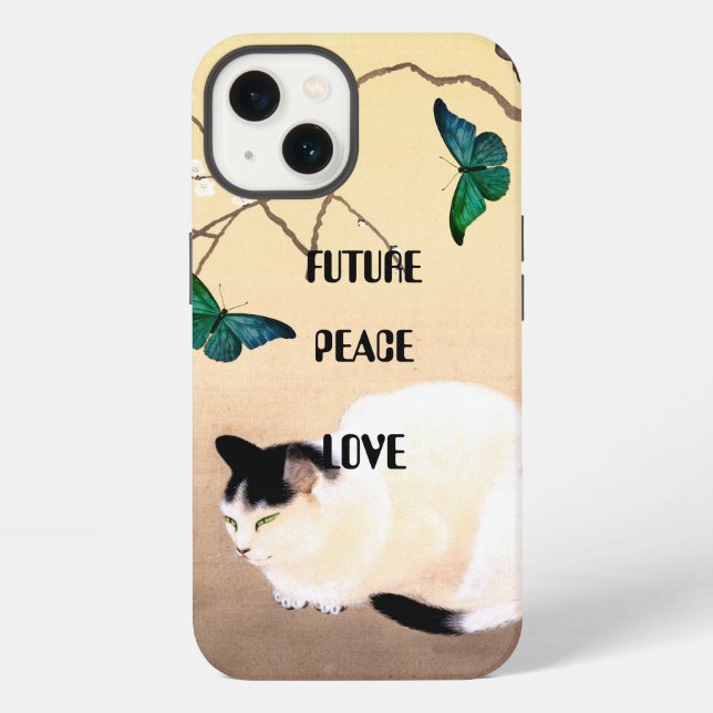 Future, Peace, Love iPhone Case (Back)
