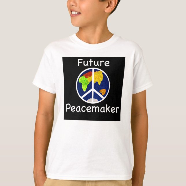 Future Peacemaker Children's Ringer T-Shirt (Front)