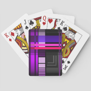Future Perfect Plaid Playing Cards