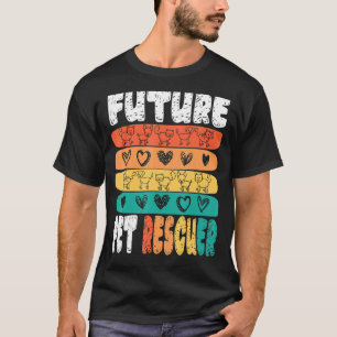 Future Pet Rescuer Pet Dog Rescue Animal Kids T-Shirt