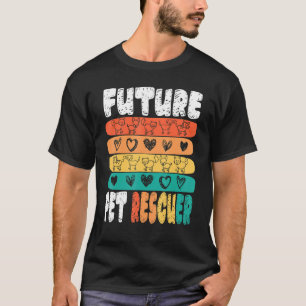 Future Pet Rescuer Pet Dog Rescue Animal   Kids T-Shirt