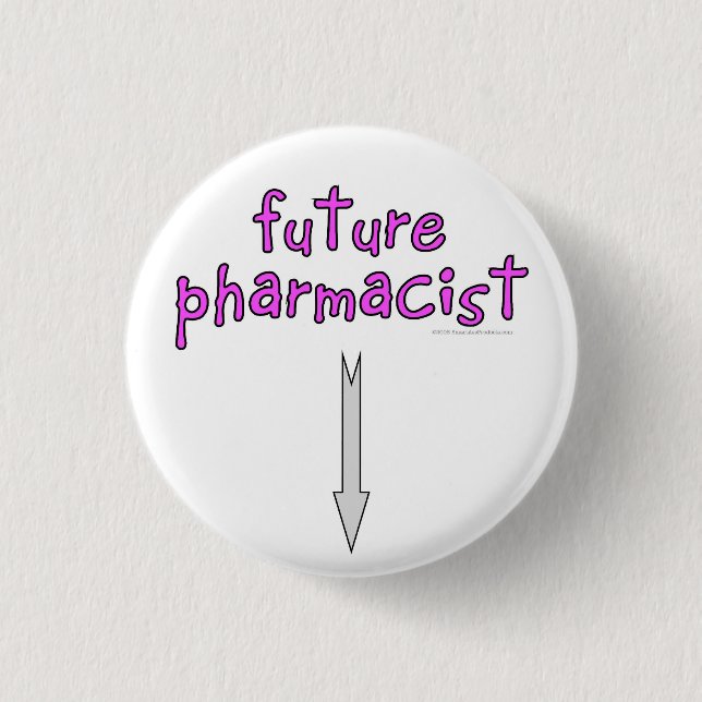 future pharmacist 3 cm round badge (Front)
