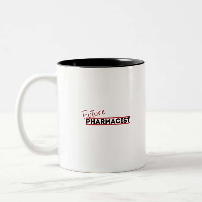Future Pharmacist Two-Tone Coffee Mug (Left)