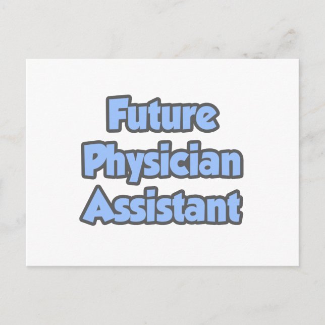 Future Physician Assistant Postcard (Front)