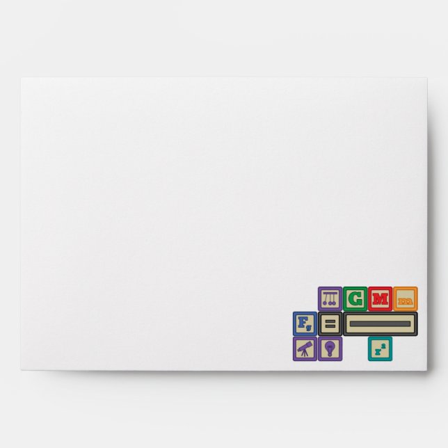 Future Physicist's Blocks Envelopes (Front)