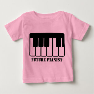 Future Pianist Baby T-shirt