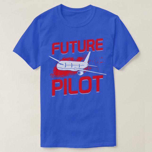 Future Pilot Flight School Chief Aviator Gift T-Shirt (Design Front)