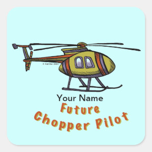 Future Pilot helicopter sticker