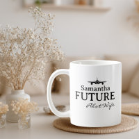 Future Pilot Wife Airplane Simple Wedding
