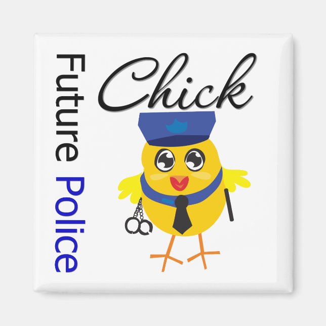 Future Police Chick Magnet (Front)