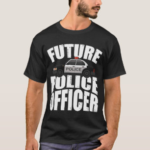 Future Police Officer Blue Line T-Shirt