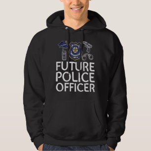 Future Police Officer Child Kids Youth 1 Hoodie