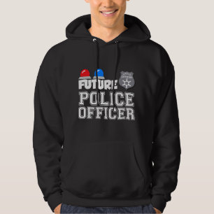 Future Police Officer Child Youth Gift Hoodie