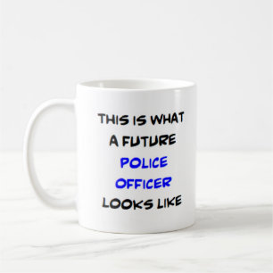 future police officer coffee mug