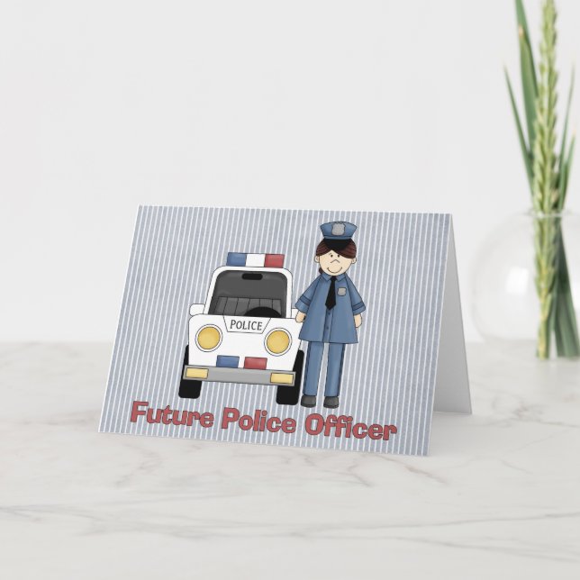 Future Police Officer - Female Card (Front)