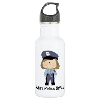future police officer (girl) 532 ml water bottle