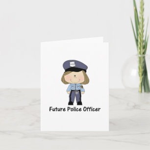 future police officer (girl) card