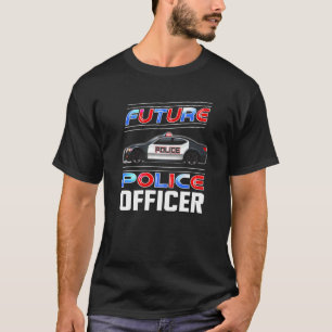 Future Police Officer Officer Costume Future Poli T-Shirt
