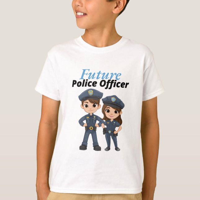 Future Police Officer T-Shirt (Front)
