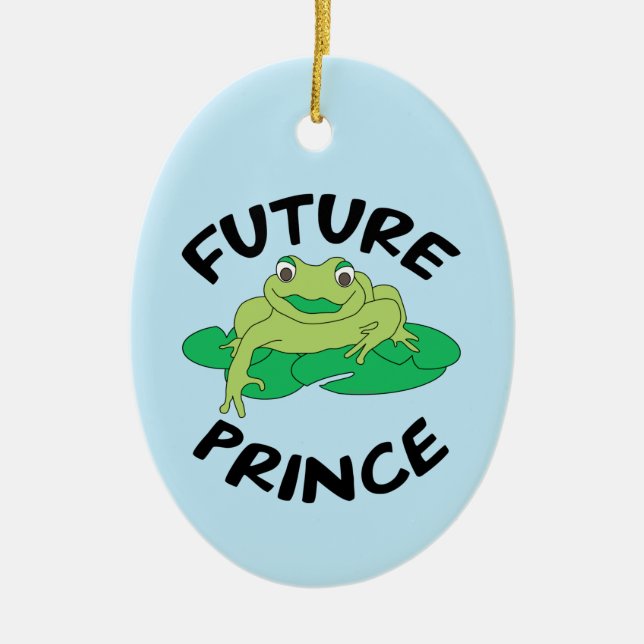 Future Prince Ceramic Ornament (Front)