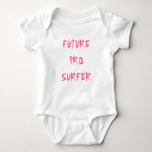 future pro surfer(girl) baby bodysuit