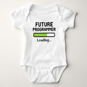 Future Programmer Pixel Loading Bar Baby Bodysuit