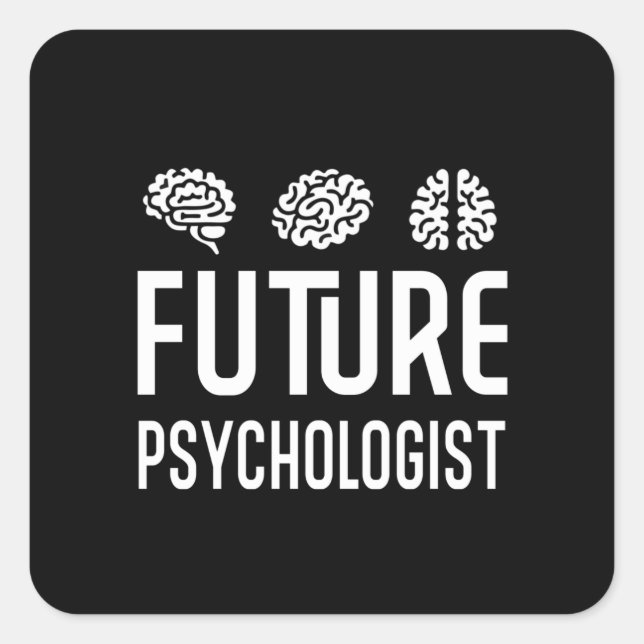 Future Psychologist Square Sticker (Front)