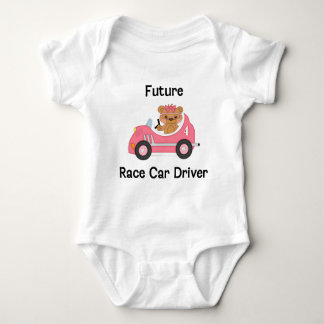 Future Race Car Driver (girl) Baby Bodysuit