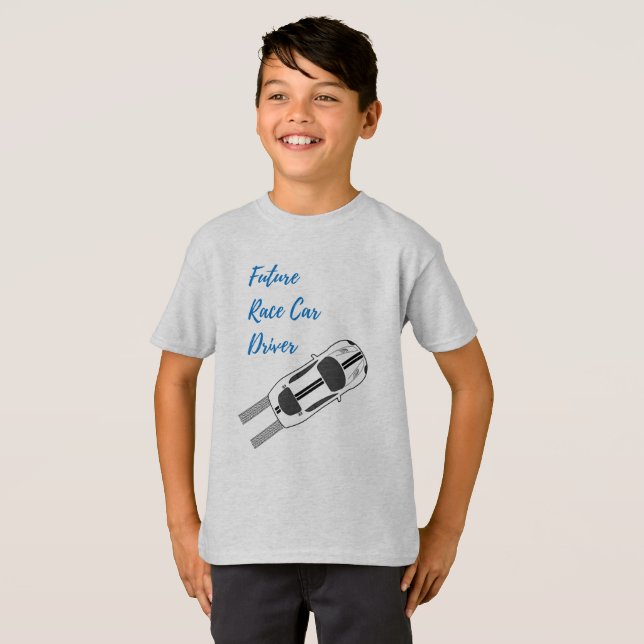 Future Race Car Driver - Kid's T-shirt (Front Full)