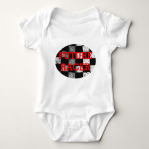 Future Racer Chequered Flag Customisable Bodysuit