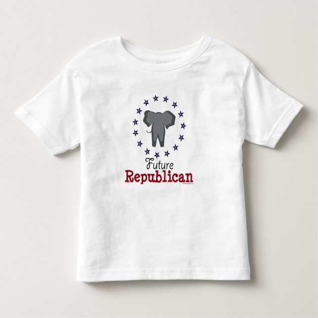 Future Republican Elephant Toddler T shirt (Front)