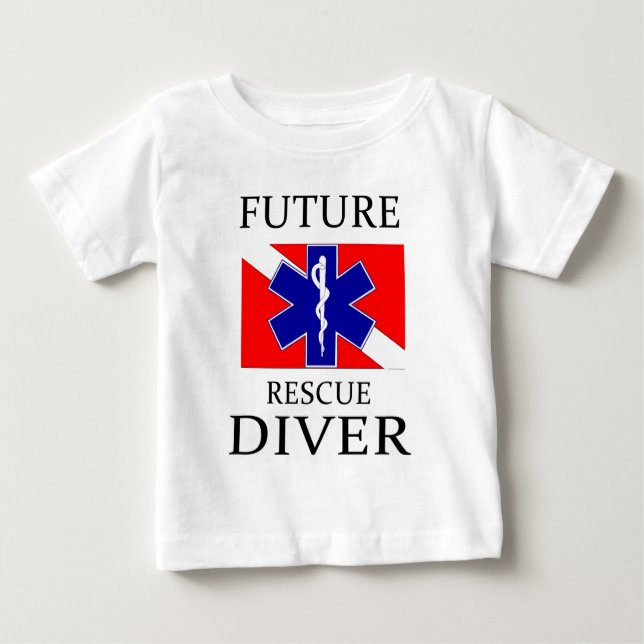 Future Rescue Diver Baby T-Shirt (Front)