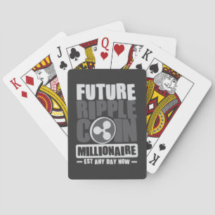 Future RIPPLE Coin Millionaire Playing Cards