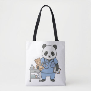 Future RN Panda: Adorable Medical Student  Tote Bag