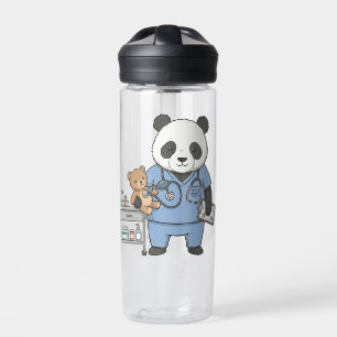 Future RN Panda: Adorable Medical Student  Water Bottle