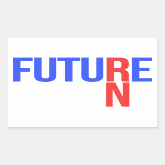 FUTURE RN RECTANGULAR STICKER
