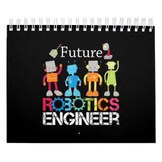 Future Robotics Engineer Robots Lover Costume Gift Calendar