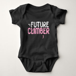 Future Rock Climber Climbing Baby Girl Kid Newborn Bodysuit