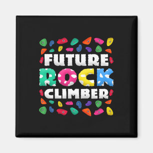 Future Rock Climber Magnet