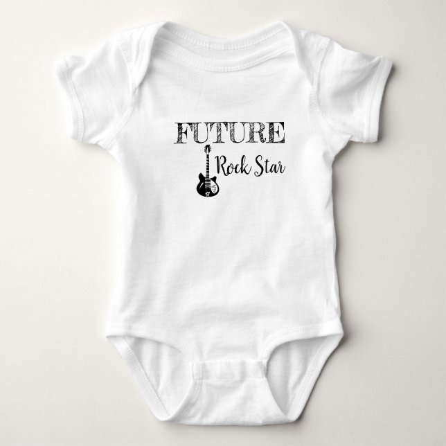 Future Rock Star Baby Bodysuit (Front)