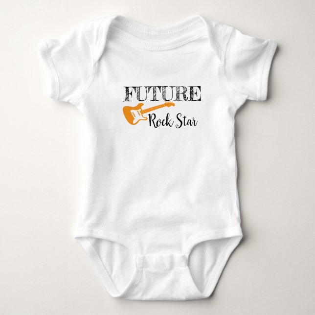 Future Rock Star Baby Bodysuit (Front)