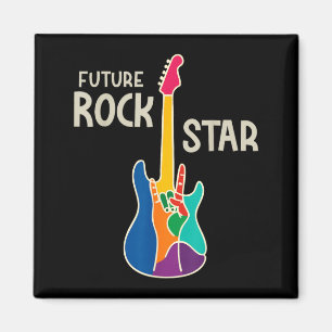 Future Rock Star Guitar Hand Sign Music Lover Magnet