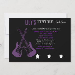 Future Rocker Baby Shower Invitation